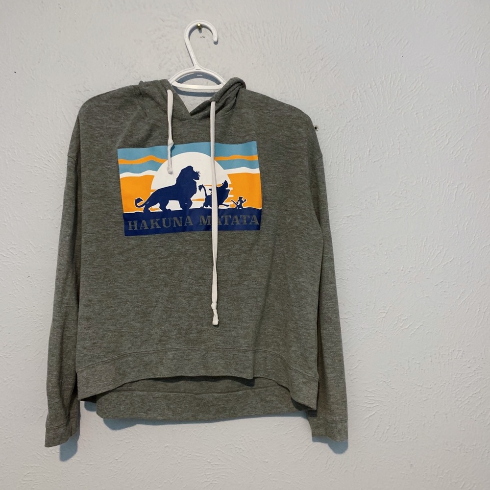 Hakuna Matata cropped hoodie